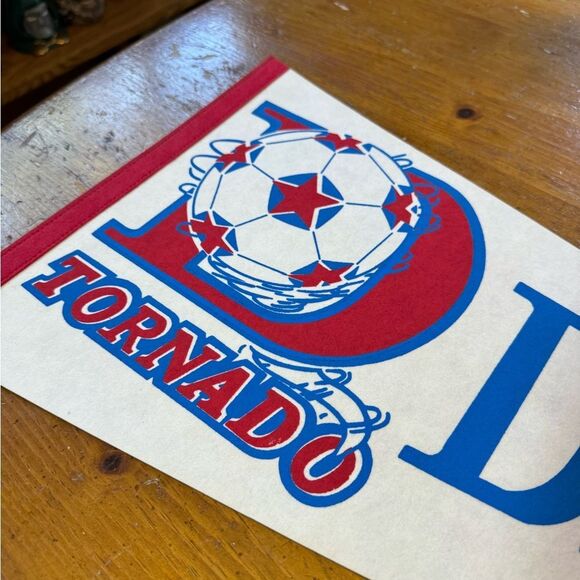 Vintage Dallas Tornado Pennant Flag - Picture 2 of 5